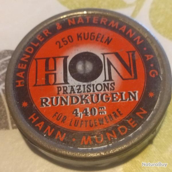 Ancienne bote de plombs de pressition.