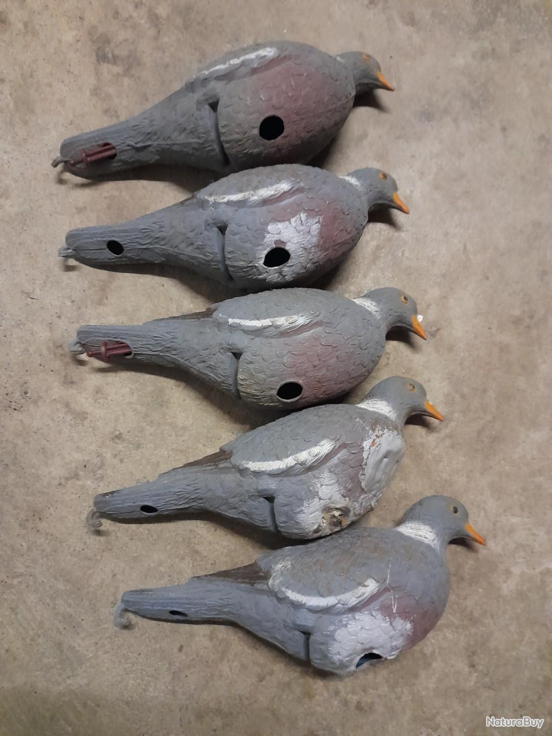 Pigeon Mécanique Ancien 'Le Ramier' En Tôle - Marque V B Avec Boîte D'origine