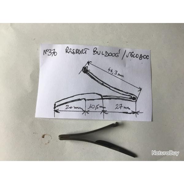 VENDU PAR LE-CUIRASSIER N 370 RESSORT D'ARMURERIE POUR REVOLVERS BULDOOG/VELODOOG