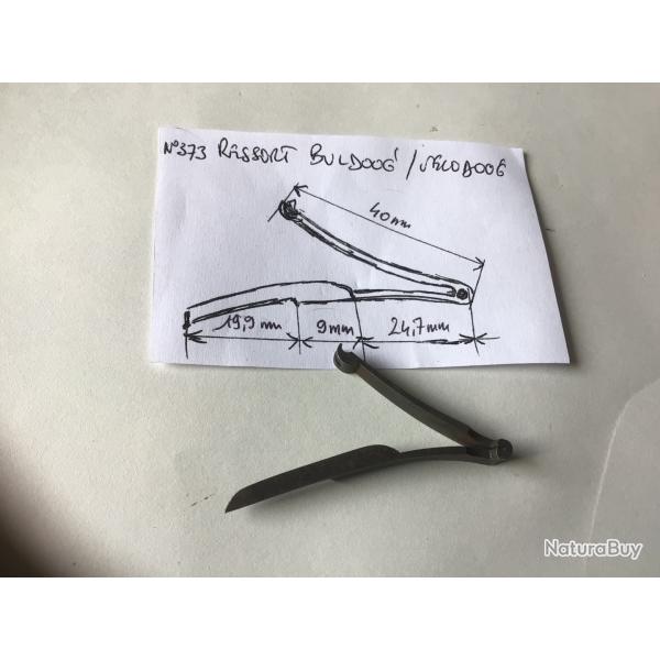 VENDU PAR LE-CUIRASSIER N 373 RESSORT D'ARMURERIE POUR REVOLVERS BULDOOG/VELODOOG