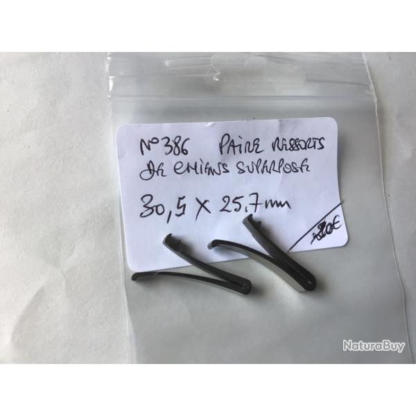 VENDU PAR LE-CUIRASSIER N 386 PAIRE DE RESSORTS D'ARMURERIE POUR FUSILS SUPERPOSS