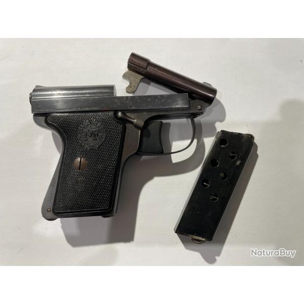 PISTOLET MANUFRANCE LE FRANCAIS CAL 6,35 25ACP