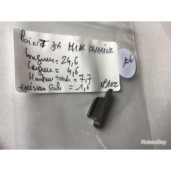 VENDU PAR LE-CUIRASSIER N 102 POINT DE MIRE DE CARABINE