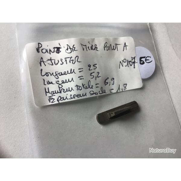 VENDU PAR LE-CUIRASSIER N 107 POINT DE MIRE DE CARABINE