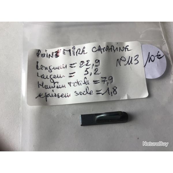 VENDU PAR LE-CUIRASSIER N 113 POINT  DE MIRE DE CARABINE