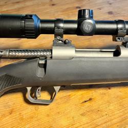 SAVAGE 110 Storm Cal 308W canon inox + montage amovible Eaw + lunette