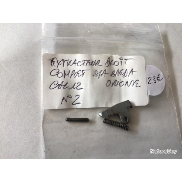 VENDU PAR LE-CUIRASSIER N�2 EXTRACTEUR DROIT COMPLET DE SEMI AUTOMATIQUE BREDA ORIONE CAL 12