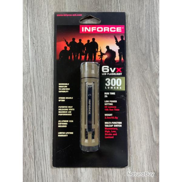 Lampe 6 VX - 300 Lumens Inforce FDE