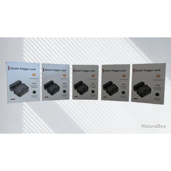 black FRIDAY ! 5x Verrou de pontet biom�trique ! inclus 2 cl�s de secours