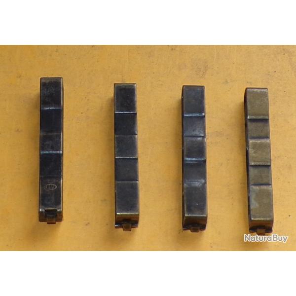 ARMEE AMERICAINE U.S : LOT DE 4 PASSANTS POUR CEINTURON MILITAIRE POUR REPARATION CEINTURON U.S  , B