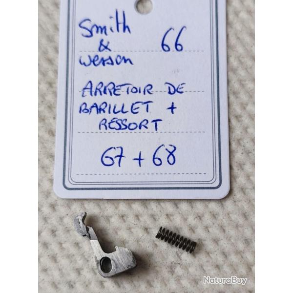 PI�CE SMITH & WESSON MOD 66 - K FRAME - ARRETOIR DE BARILLET + RESSORT