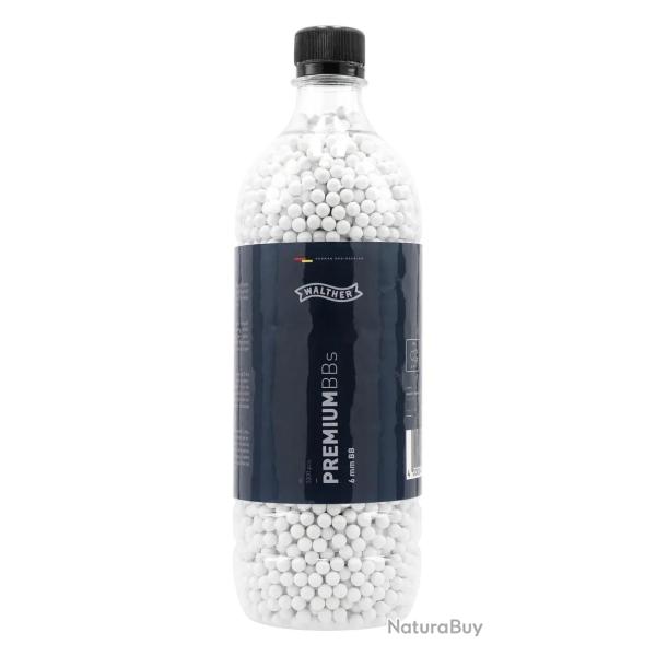 Billes pour arme BB Walther - Blanche - 6 mm 0,2g x5000