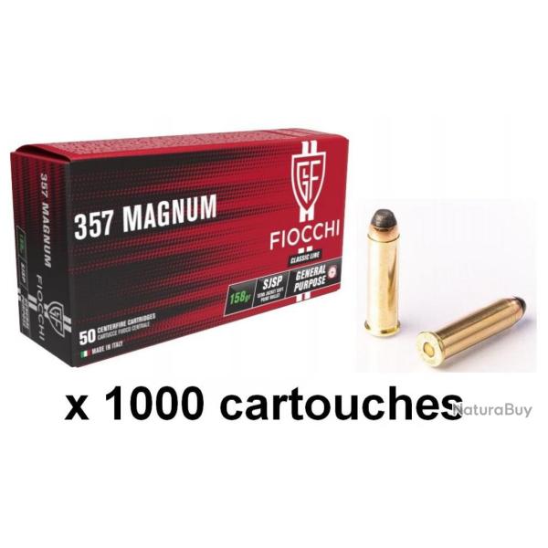 FIOCCHI cal.357 Magnum SJSP /1000