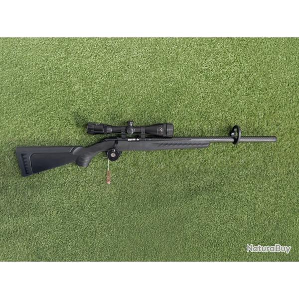 Pack Ruger American Rimfire Custom Silencieux Carbone 22LR + Lunette 3-9x40mm + Housse