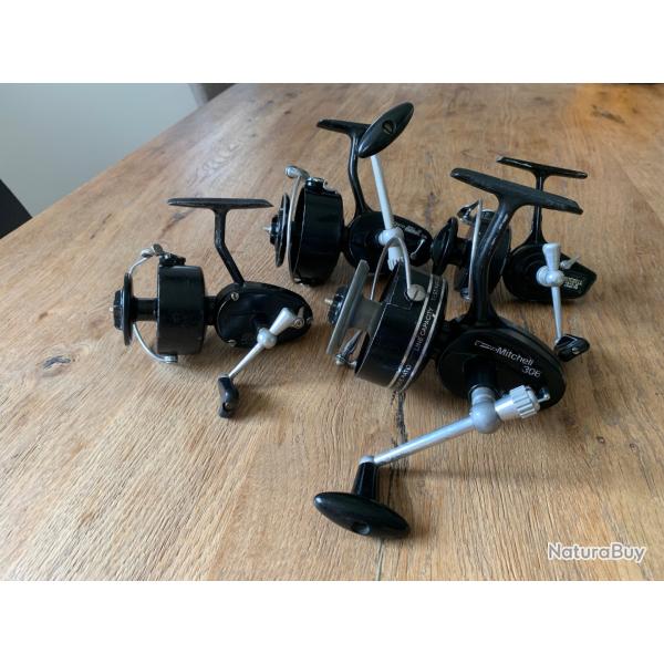 Lot 4 moulinets vintage mitchell