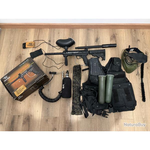 Paintball BT4 Combat + accessoires