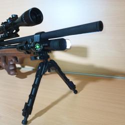 Benjamin akela triple rail picatinny et soutient de canon (Barrel Band)