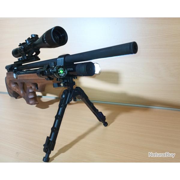 Benjamin akela triple rail picatinny et soutient de canon (Barrel Band)