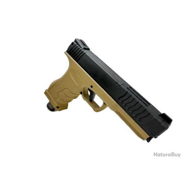Nouveau GS50 Dual Tone Tactical Finition Noire & Tan Cal.50 CO2 Pistolet D�fense Haut de Gamme 17 J