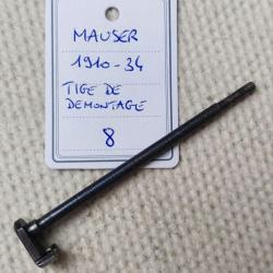 PI&Egrave;CE MAUSER MOD. 1910-34 Cal. 7.65Br - TIGE DE DEMONTAGE