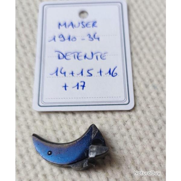 PI�CE MAUSER MOD. 1910-34 Cal. 7.65Br - QUEUE DE DETENTE