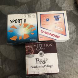 LIVRAISON OFFERTE  3 x25 cartouche cal12/70 pb 7,5 1bernizan sport 1B&PCOMPETITION 1 maryarmcyrano