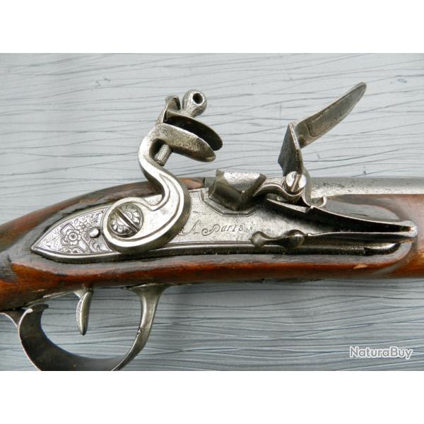 Fusil  silex  un coup - poque Louis XV