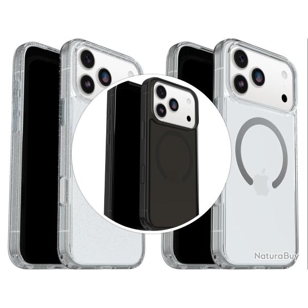 Coque AntiChoc OTTERBOX Symmetry+ MagSafe pour iPhone, Couleur: Au Choix, Smartphone: iPhone 17 Pro