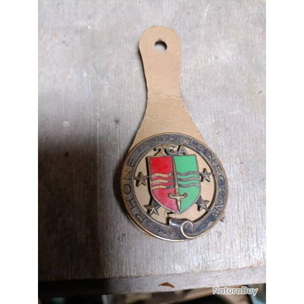 insigne 2 eme corps armee rhone rhin neckar