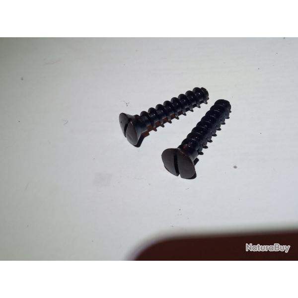 Militaria Allemand WW1 / WW2 2x Vis Plaque de Couche Mauser G98 / 98k / Export