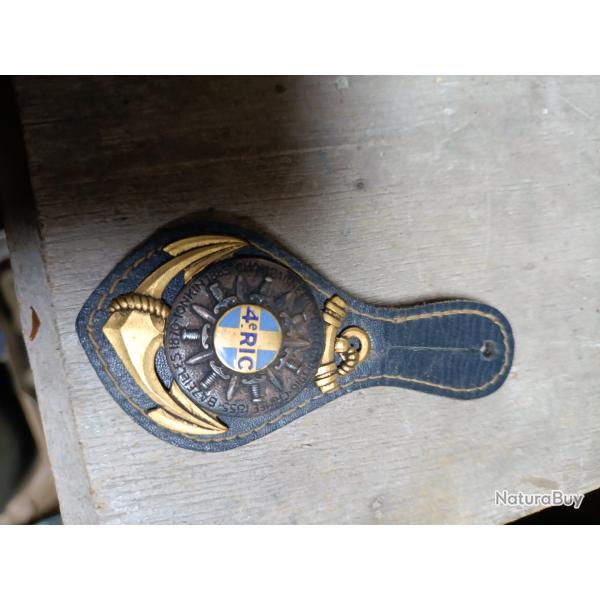 Pucelle Insigne 4 e RIC. R�giment Infanterie Coloniale Alg�rie