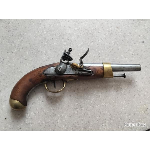 PISTOLET DE CAVALERIE, modle An XIII, DE LA MANUFACTURE IMPRIALE DE SAINT-TIENNE, Premier Empire