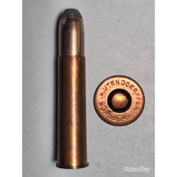 Une rare cartouche de chasse Suisse 10,75 x 45 R Grundig  /RWS Hutendoerffer Nurneberg