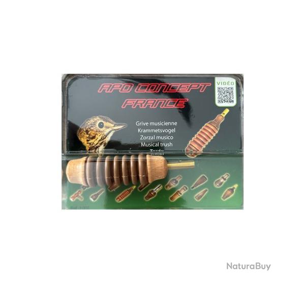 Appeau Grive Musicienne  soufflet ref 1005 Helen Baud