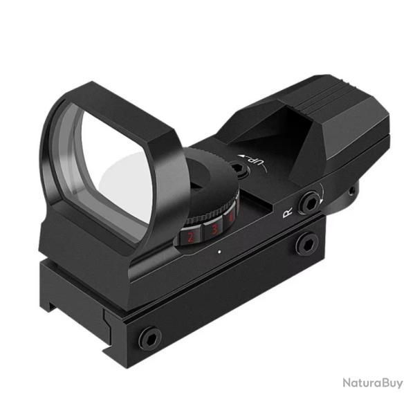 Vis�e � points rouge/vert chasse optique r�fl�chissant holographique tactique m�tal quatre point