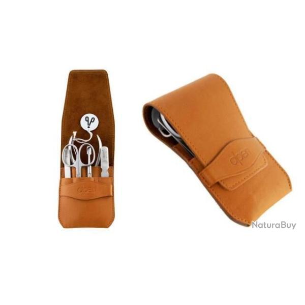 Pochette manucure 5 pices Alpen 6874R.tabacco