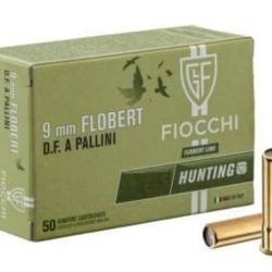 Boite de munition 9mm Double charge/DC/ Flobert Fiocchi 7.5MM grenaille x500