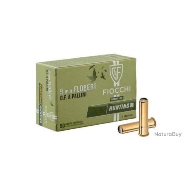 Boite de munition 9mm Double charge/DC/ Flobert Fiocchi 7.5MM grenaille x500