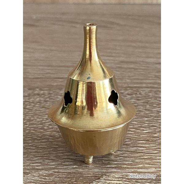 Ancien Petit Brule Parfum Encens Vintage Encensoir Bruleur Laiton