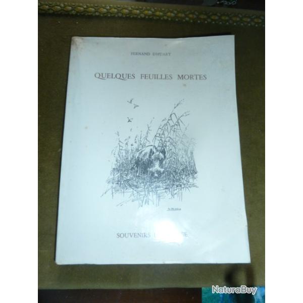 livres et revues de chasse queleques feuilles d'automne de fernand d'Huard