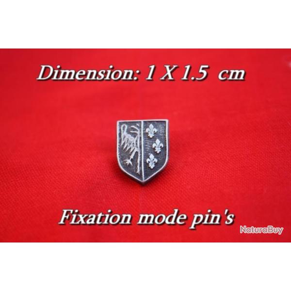 Insigne-pin's blason Empereur Charlemagne