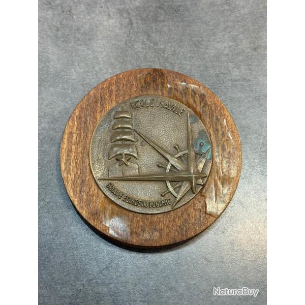 Plaque murale �cole Navale - Groupe �coles du Poulmic - Marine Nationale