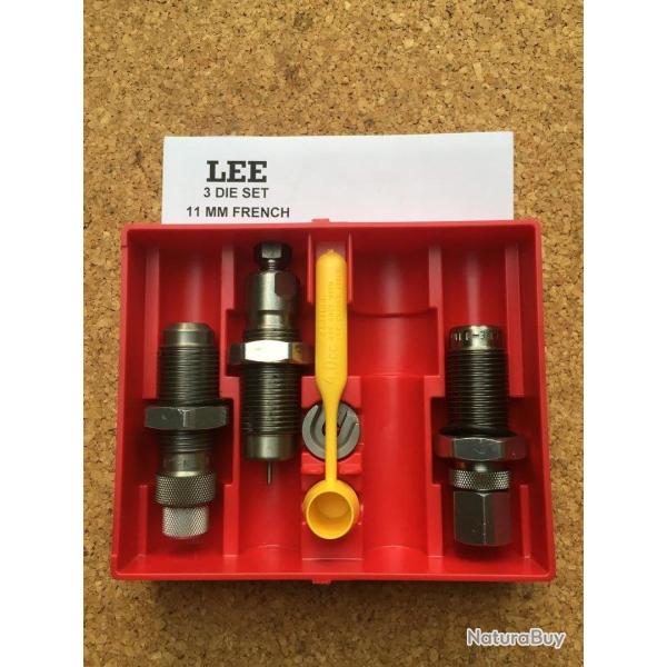 LEE PACESETTER DIE - 3 OUTILS - 11MM FRENCH -1873