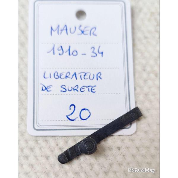 PI�CE MAUSER MOD. 1910-34 Cal. 7.65Br - LIBERATEUR DE SURETE