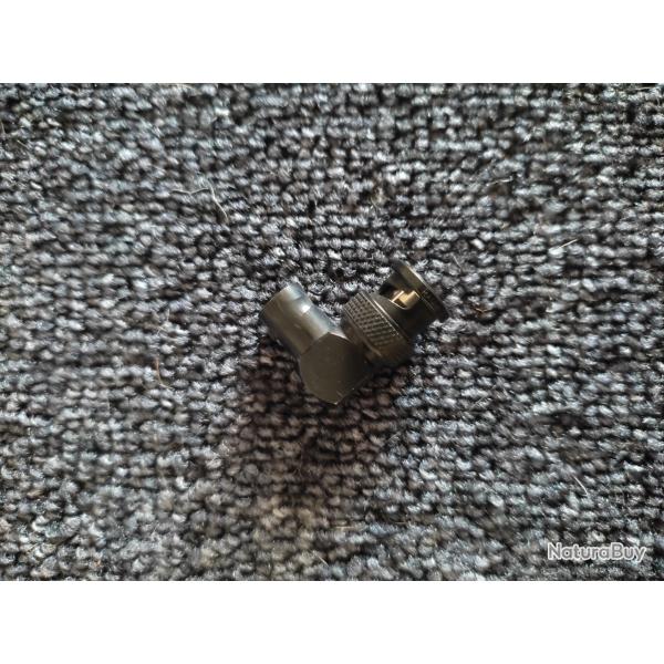 Raccord coaxial en L radio