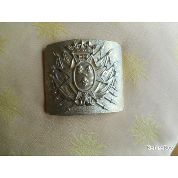 Plateau de ceinturon  officier de  Cuirassier de Cond� (restauration)