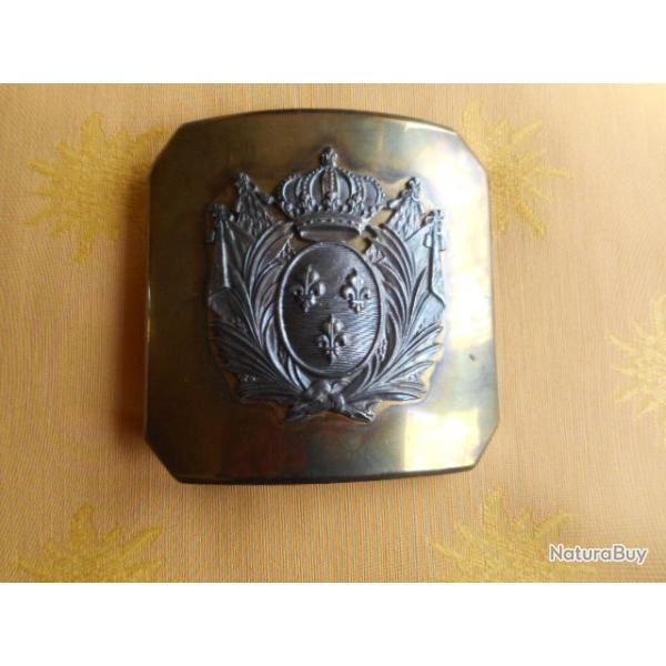 Plateau de ceinturon D'Officier Lancier de la Garde Royale (restauration)