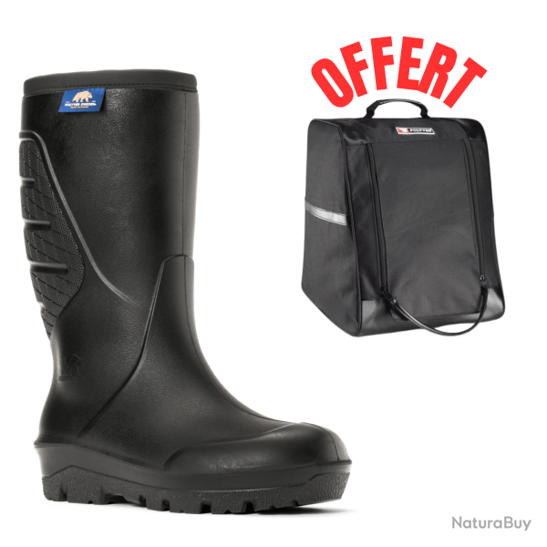 Bottes Grand Froid Polyver Winter + Sac OFFERT - Noir / 36.5