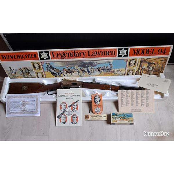 winchester 1894 commmorative LEGENDARY LAWMEN trs  rare Calibre 30 30 avec bote d'origine