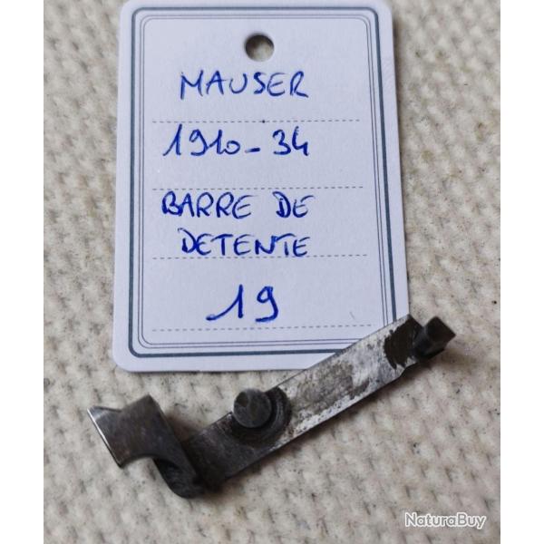 PI�CE MAUSER MOD. 1910-34 Cal. 7.65Br - BARRE DE DETENTE